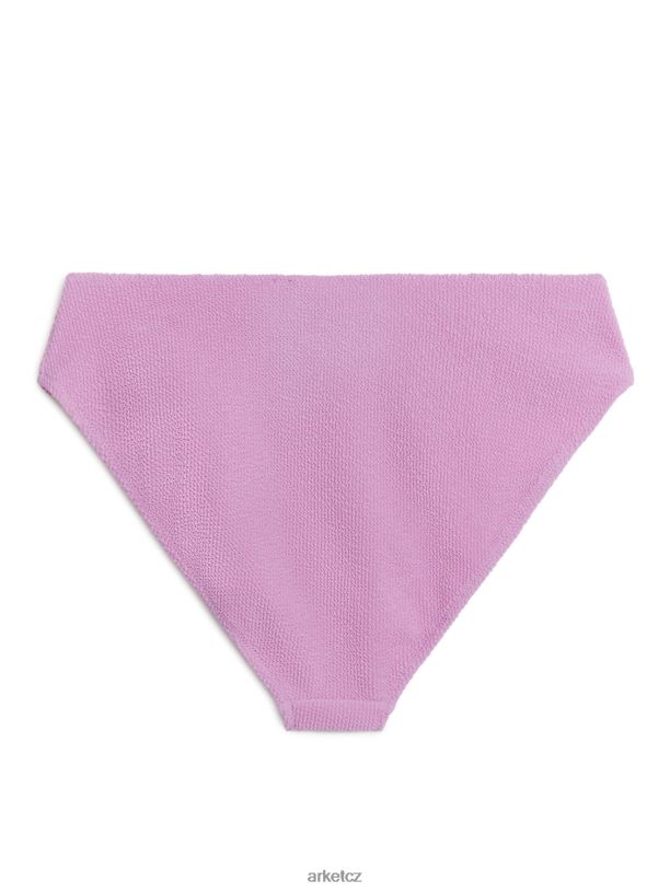 ženy ARKET vrásčitý spodní díl bikin uprostřed pasu oblečení růžový J8R2D590