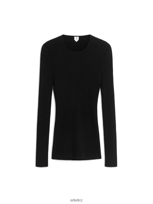 ženy ARKET otevřený top oblečení Černá J8R2D348