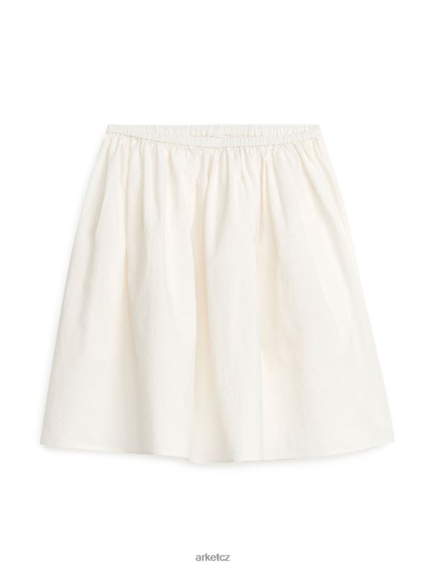 ženy ARKET bavlněná sukně oblečení bílý J8R2D232