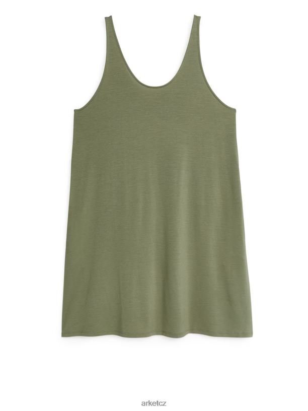 ženy ARKET dres tankové šaty oblečení zelená J8R2D102