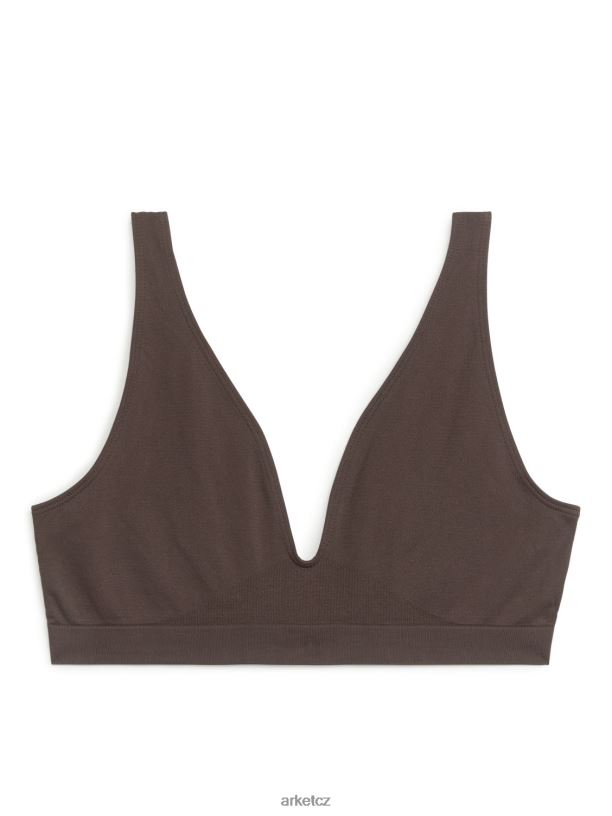 ženy ARKET bezešvá měkká podprsenka oblečení hnědý J8R2D542