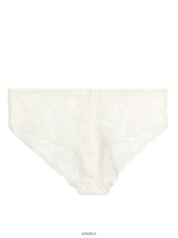 ženy ARKET krajkové bokovky oblečení špinavě bílé J8R2D554