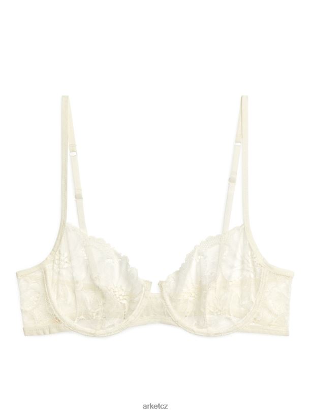 ženy ARKET krajková drátěná podprsenka oblečení špinavě bílé J8R2D561