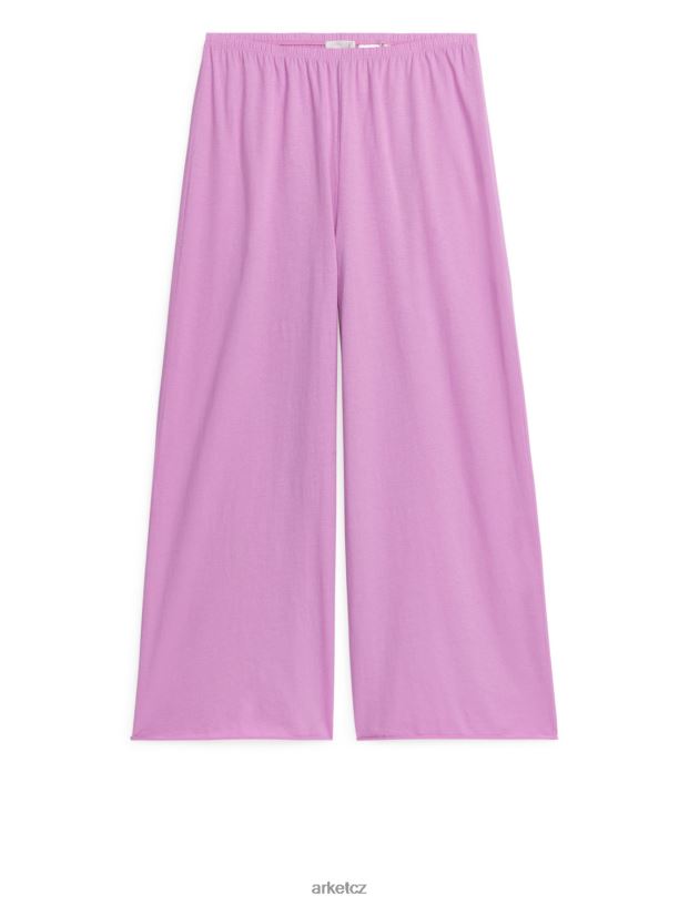 ženy ARKET bavlněné pyžamové kalhoty oblečení růžový J8R2D511