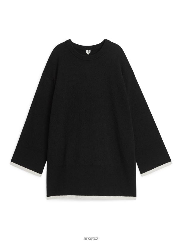 ženy ARKET boucle jumper oblečení Černá J8R2D420