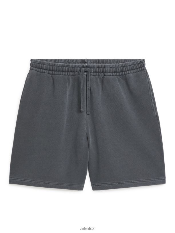ženy ARKET francouzské froté šortky oblečení tmavošedý J8R2D273