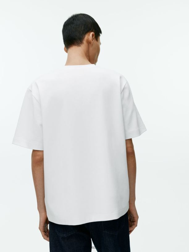 ženy ARKET interlockové tričko oblečení bílý J8R2D1008