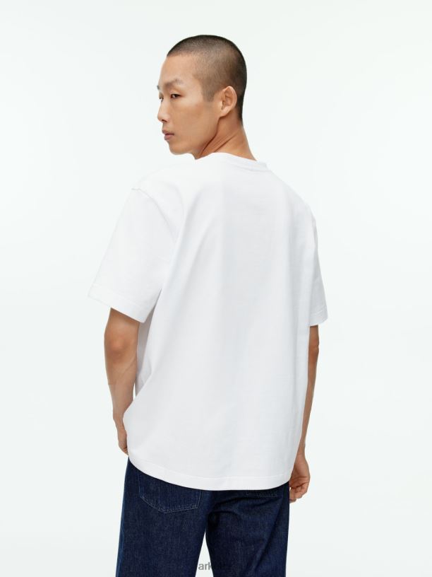 ženy ARKET oversized tričko vysoké gramáže oblečení bílý J8R2D1005