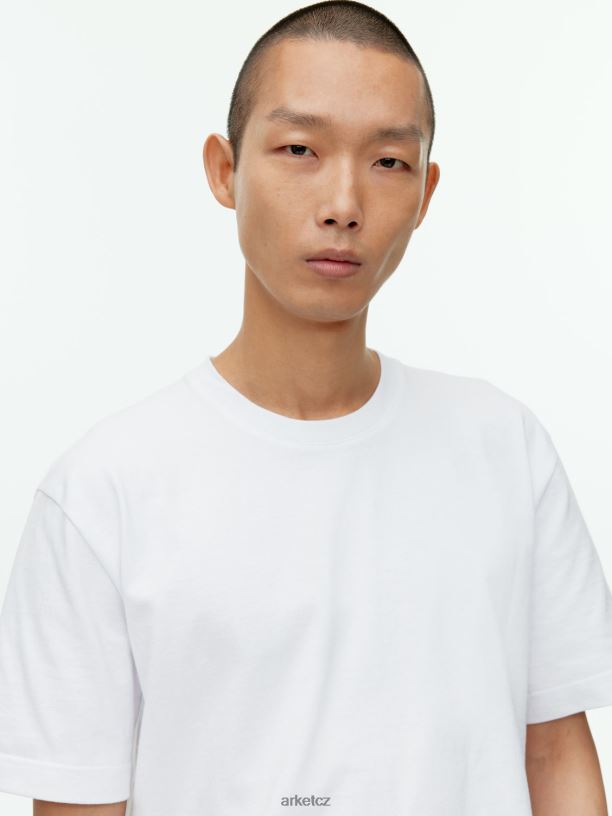 ženy ARKET oversized tričko vysoké gramáže oblečení bílý J8R2D1005