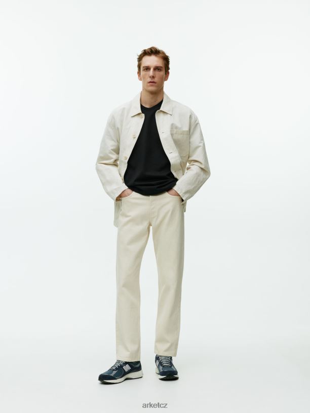 ženy ARKET oversized tričko vysoké gramáže oblečení Černá J8R2D1004