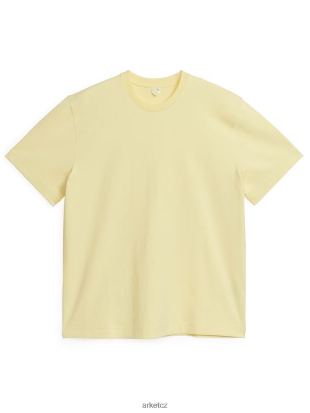 ženy ARKET oversized tričko vysoké gramáže oblečení žlutá J8R2D1021