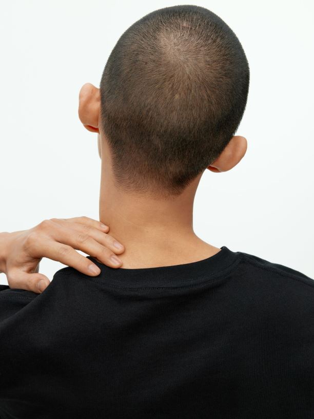 ženy ARKET těžké tričko oblečení Černá J8R2D998