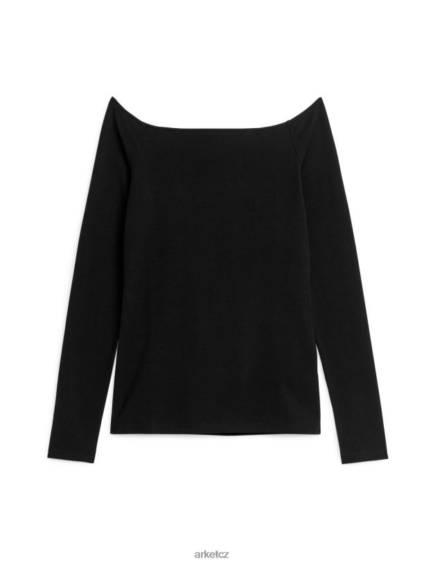 ženy ARKET top off-rameno oblečení Černá J8R2D344