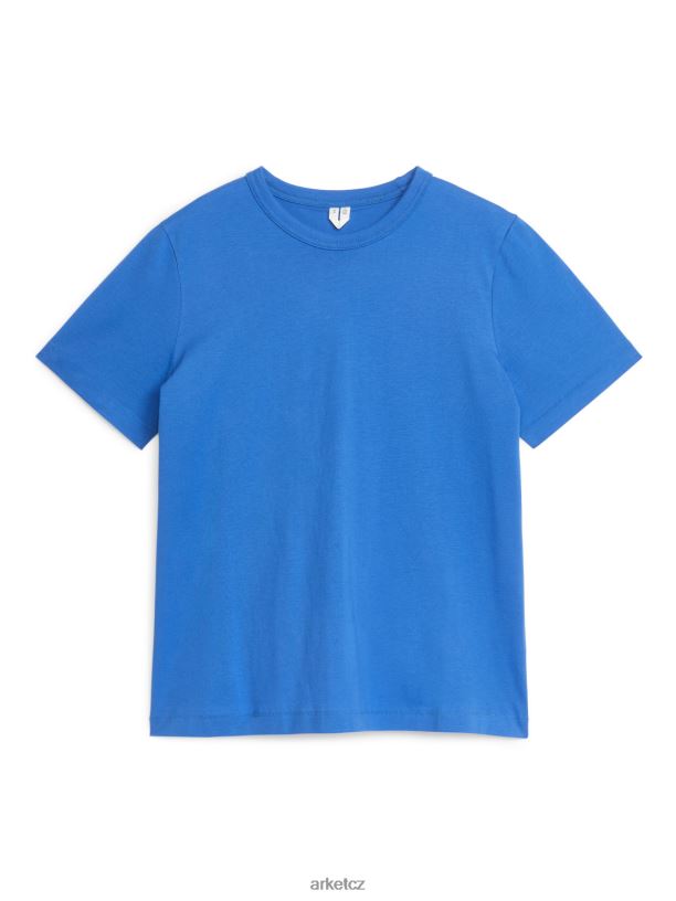 ženy ARKET tričko s krátkým rukávem oblečení zářivě modrá J8R2D334