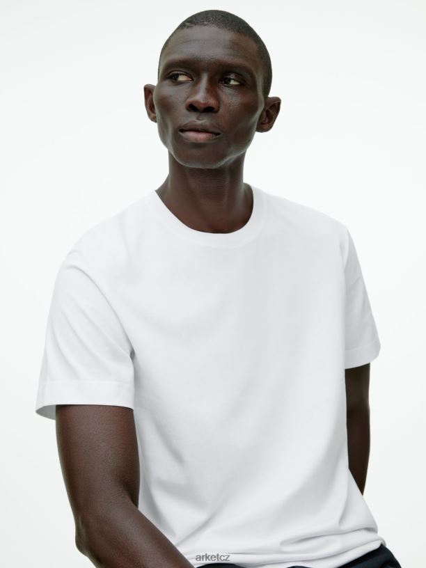 ženy ARKET tričko střední gramáže oblečení bílý J8R2D987