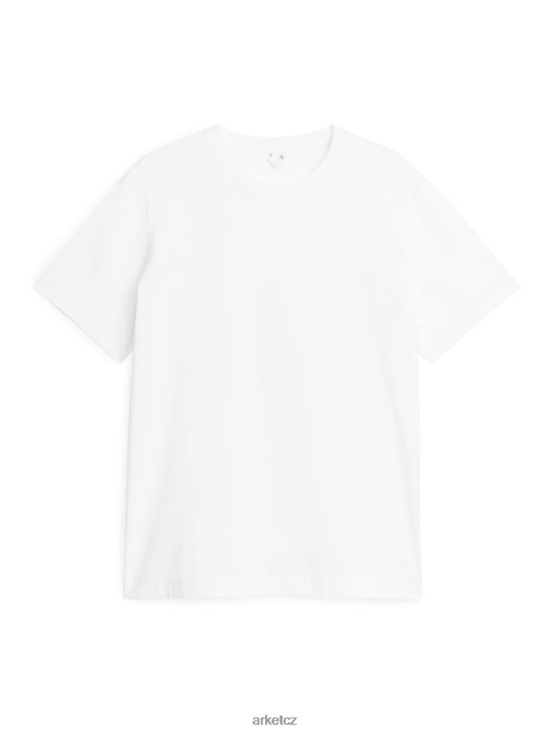 ženy ARKET tričko střední gramáže oblečení bílý J8R2D987