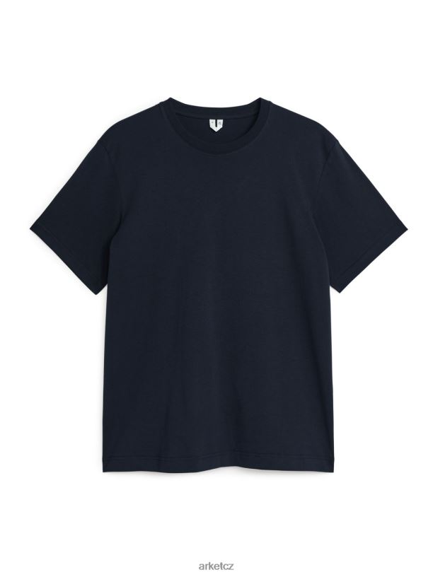 ženy ARKET tričko střední gramáže oblečení tmavě modrá J8R2D991