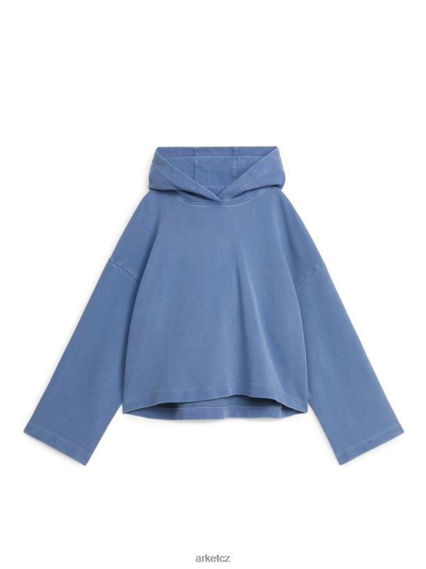 ženy ARKET uvolněná mikina s kapucí oblečení modrý J8R2D325