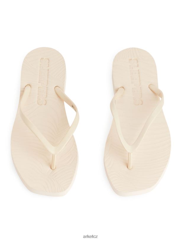 ženy ARKET pražce zúžené žabky obuv vaječný koňak J8R2D708