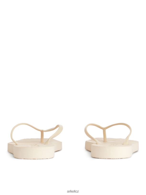 ženy ARKET pražce zúžené žabky obuv vaječný koňak J8R2D708