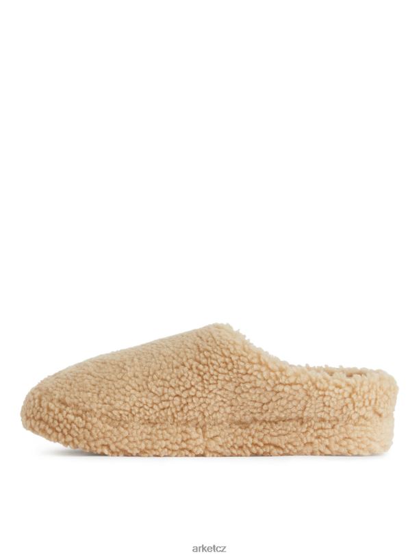 ženy ARKET vnitřní pantofle obuv béžový J8R2D523