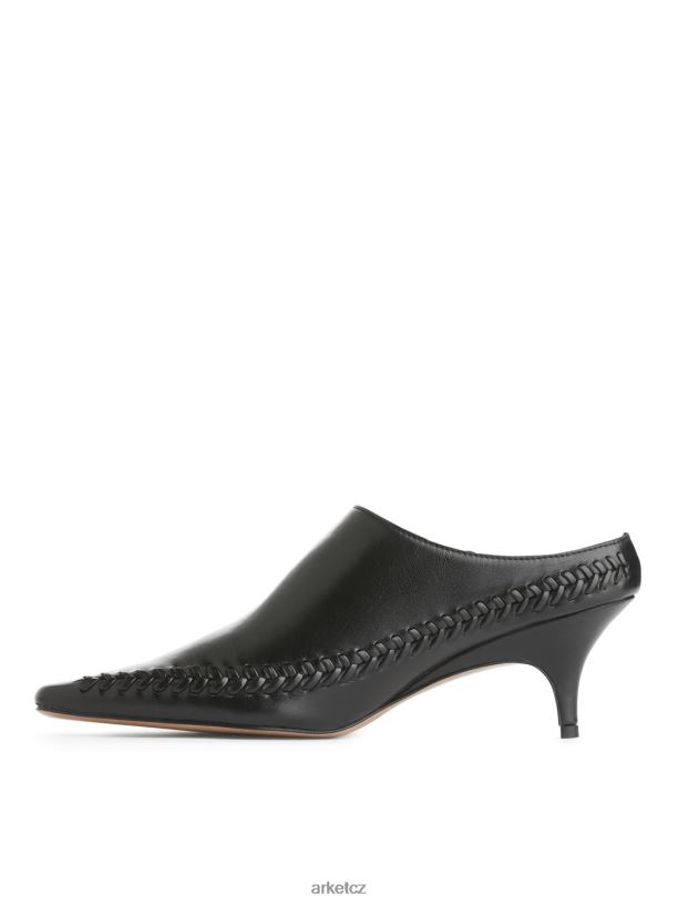 ženy ARKET kotěcí pata mezci obuv Černá J8R2D687