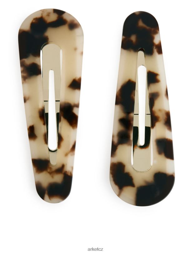 ženy ARKET sada sponek do vlasů 2 ks Příslušenství želva J8R2D854