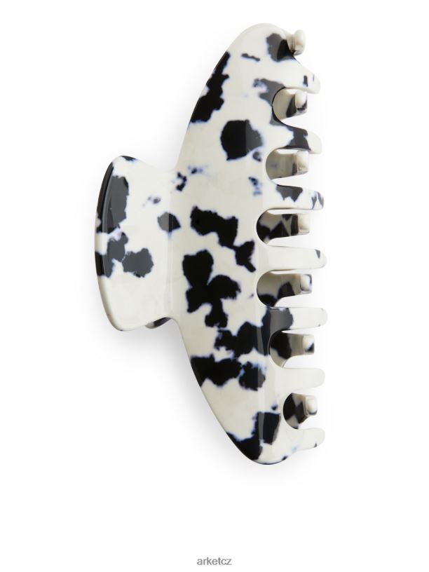 ženy ARKET velký dráp do vlasů Příslušenství šedobílá/černá J8R2D863