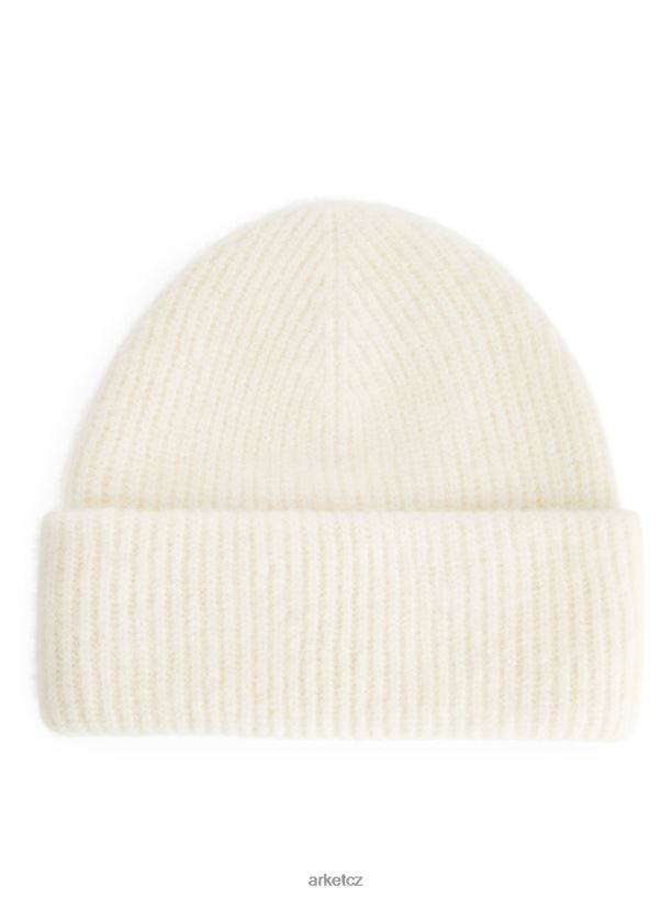 ženy ARKET dvojitá merino čepice z alpaky Příslušenství špinavě bílé J8R2D902
