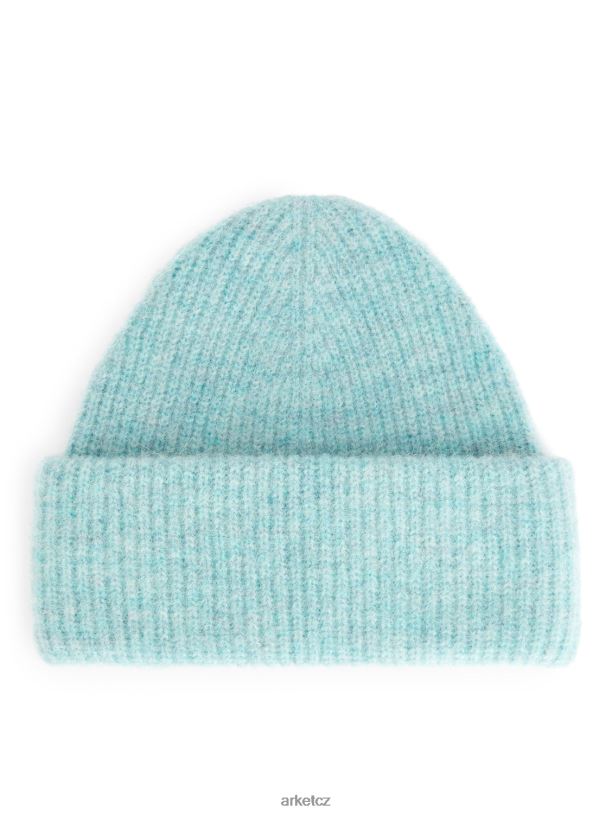 ženy ARKET dvojitá merino čepice z alpaky Příslušenství světle tyrkysová J8R2D897