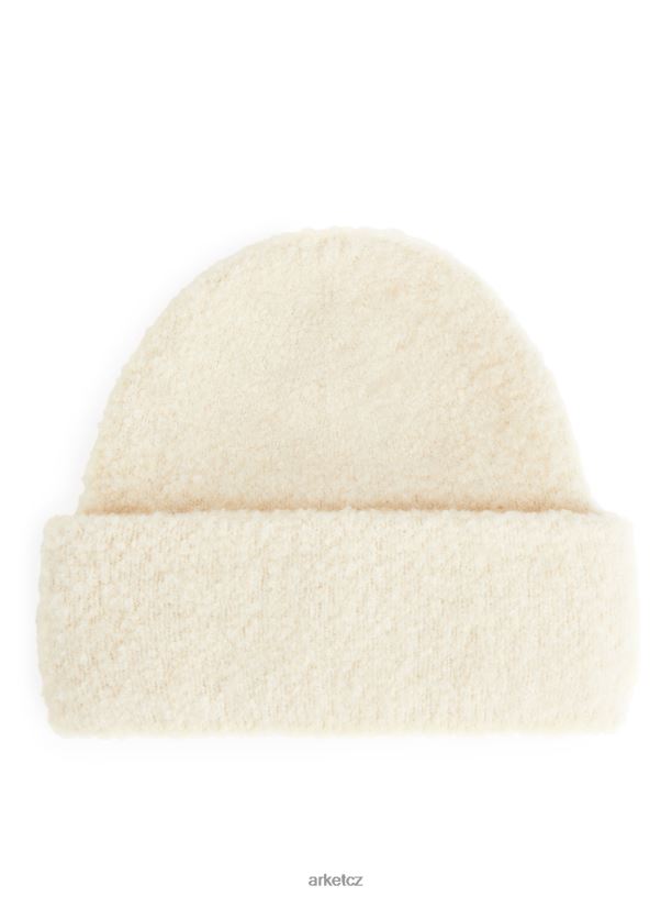 ženy ARKET čepice ze směsi alpaky Příslušenství špinavě bílé J8R2D881