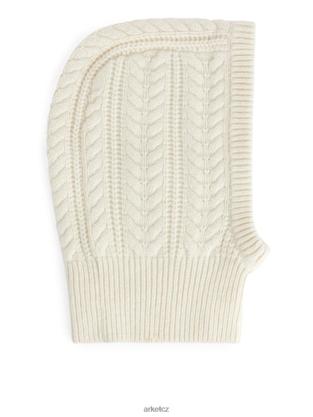 ženy ARKET kapuce s kabelovým úpletem Příslušenství špinavě bílé J8R2D880