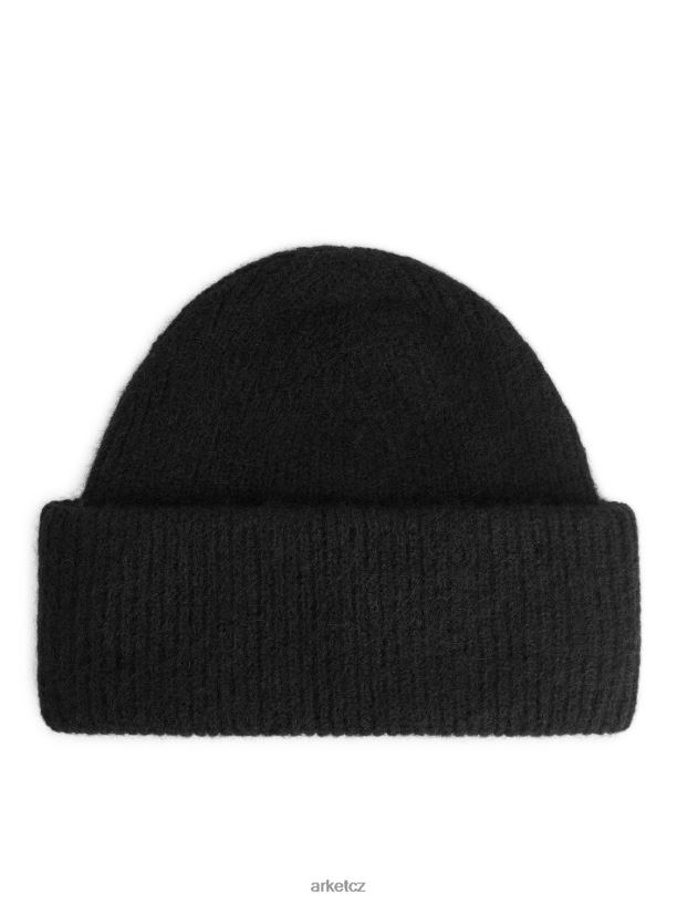 ženy ARKET merino čepice z alpaky Příslušenství Černá J8R2D911