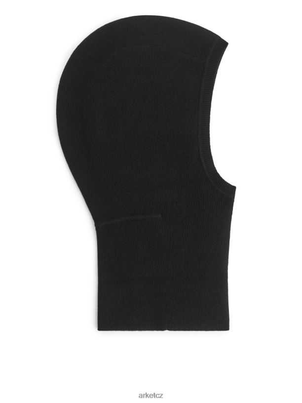 ženy ARKET nasazená kašmírová kapuce Příslušenství Černá J8R2D903