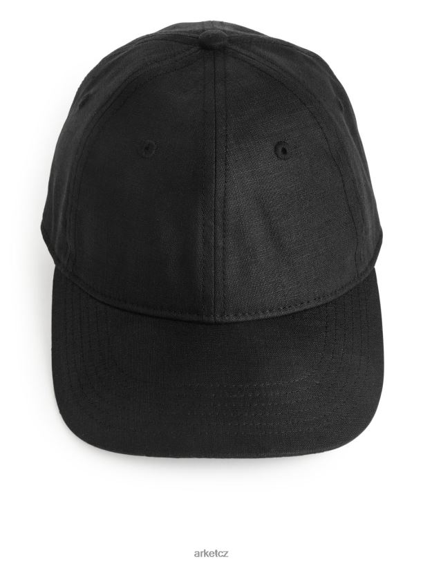ženy ARKET plátěná čepice Příslušenství Černá J8R2D818
