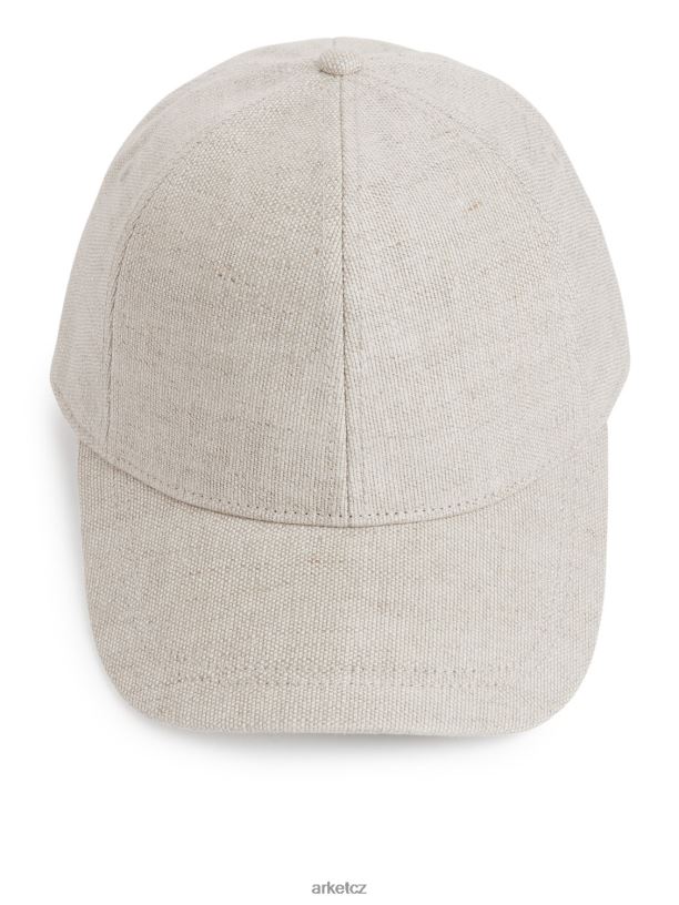 ženy ARKET plátěná čepice Příslušenství světle béžová J8R2D638