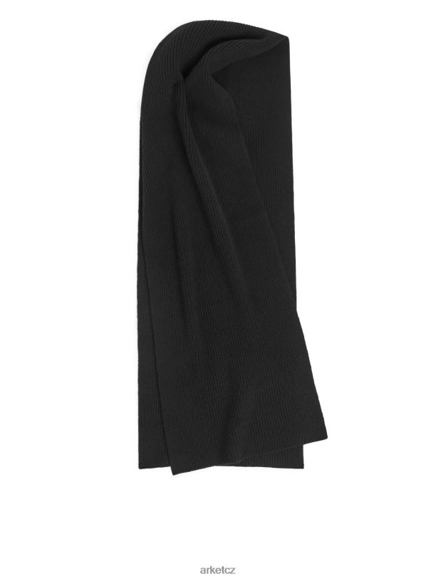 ženy ARKET šátek z kašmírové směsi Příslušenství Černá J8R2D842