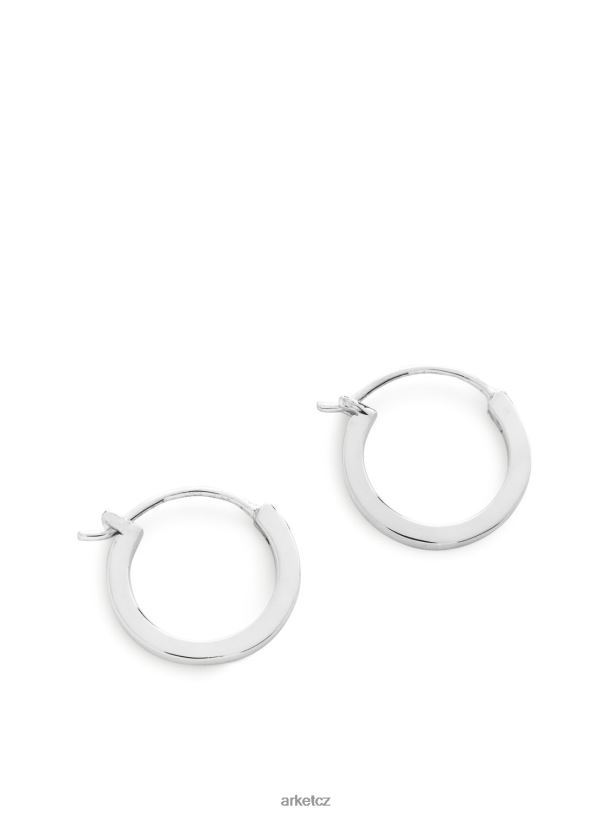 ženy ARKET Stříbrné kruhové náušnice 17 mm Příslušenství stříbrný J8R2D788