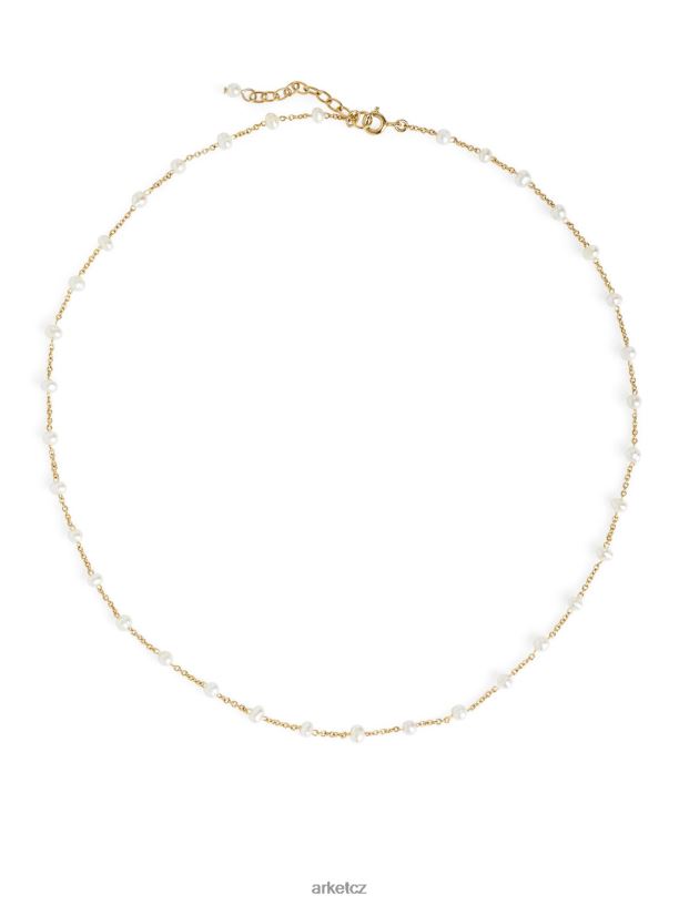 ženy ARKET náhrdelník ze sladkovodních perel Příslušenství bílý J8R2D779