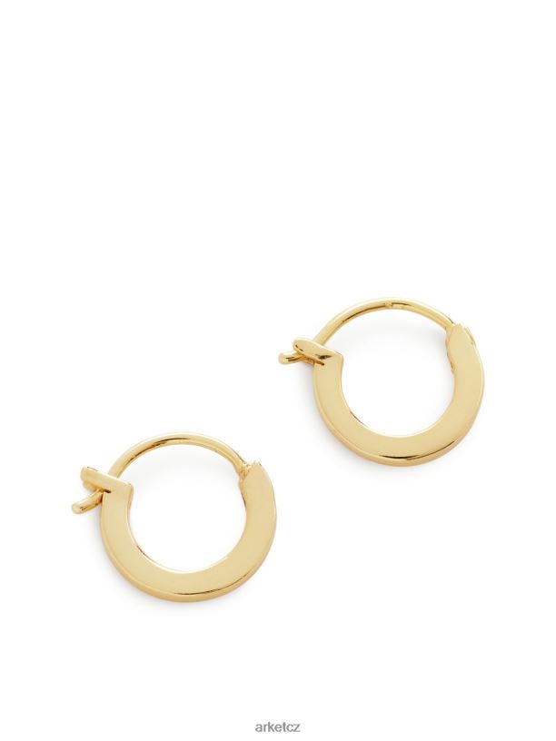 ženy ARKET pozlacené stříbrné kruhové náušnice 12 mm Příslušenství zlato J8R2D791